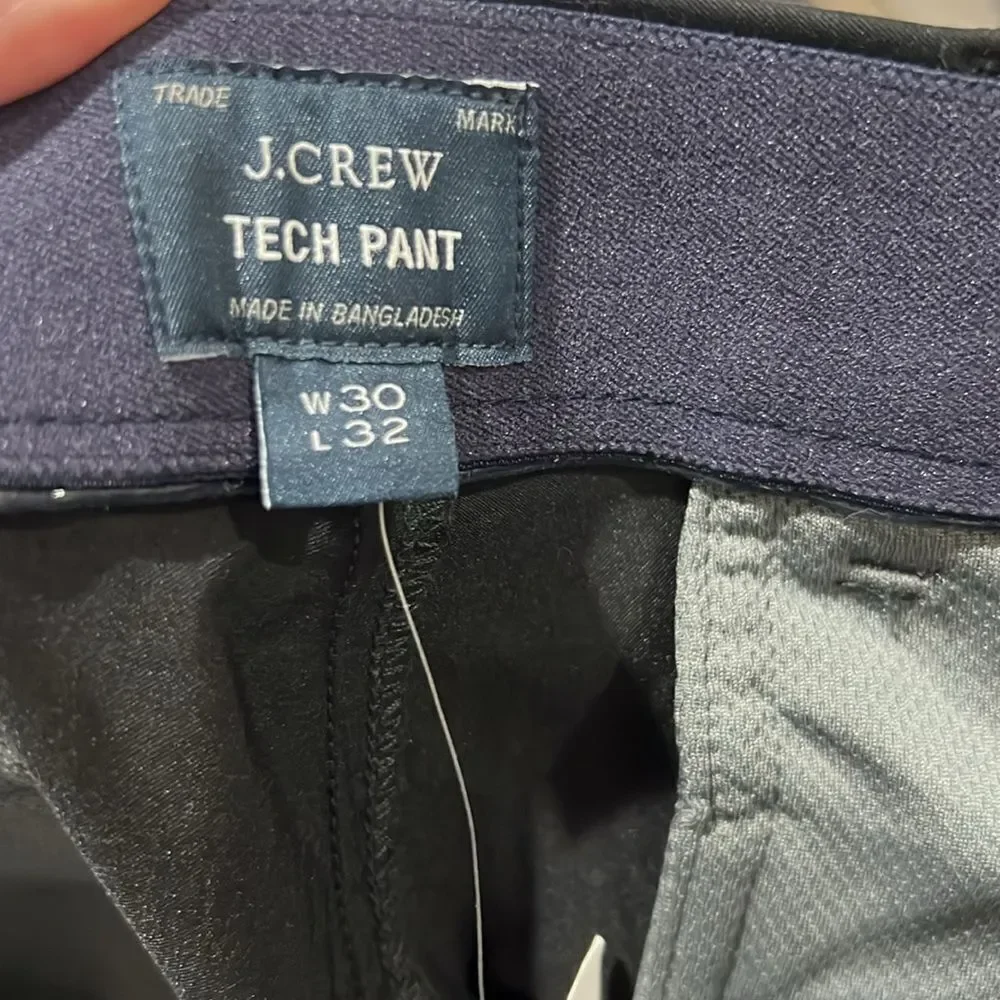 J. Crew Men's Black Chinos